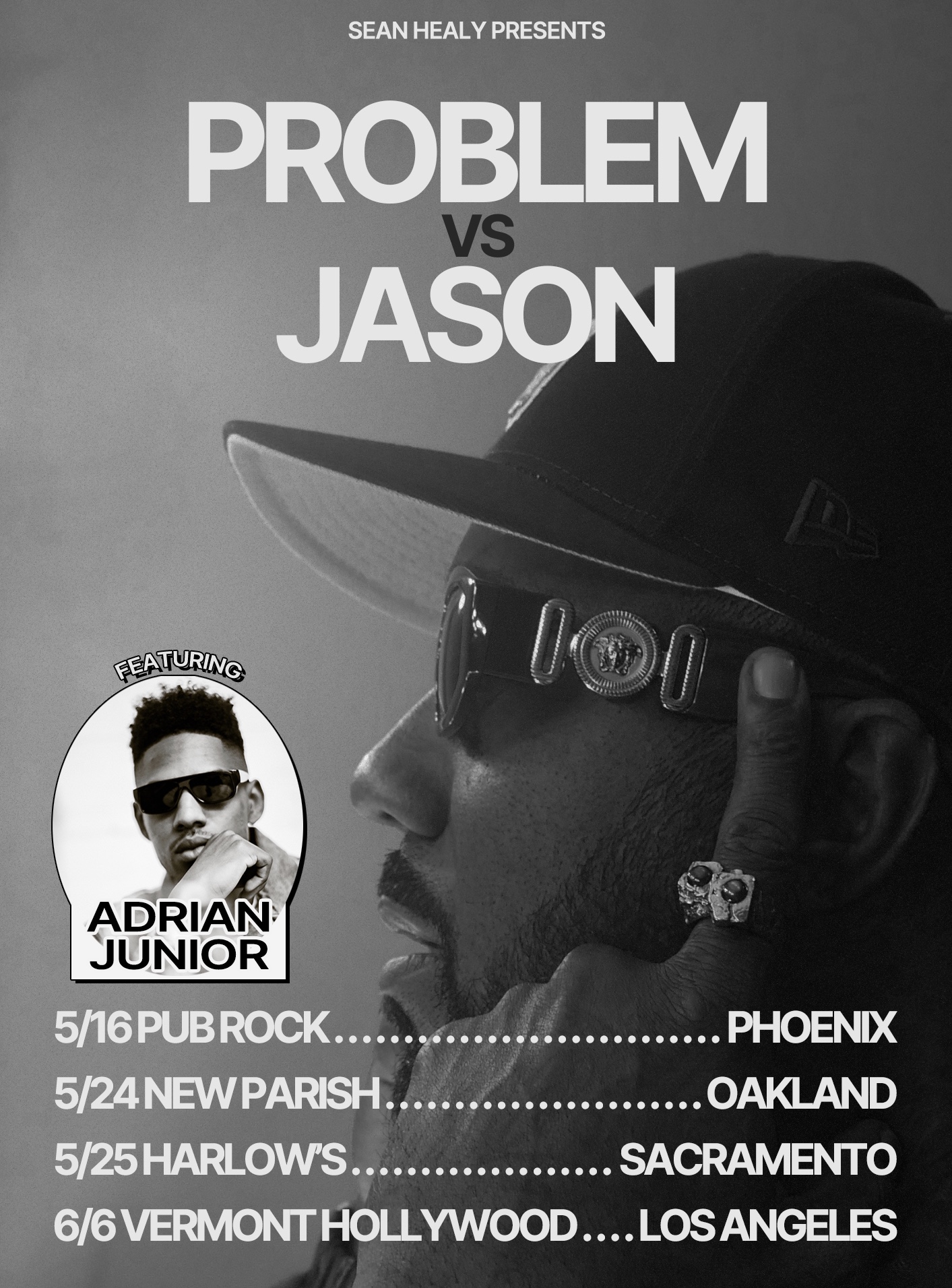 ADRIAN JUNIOR’S Upcoming Tour with Jason Martin AKA Problem: A Hip Hop Journey Across the West Coast.
